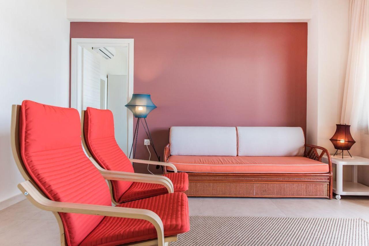 Nereus & Oceanus Beachfront Apartments, Lagonisi Beach #Feelslikehome Ормос Пангиас Екстериор снимка