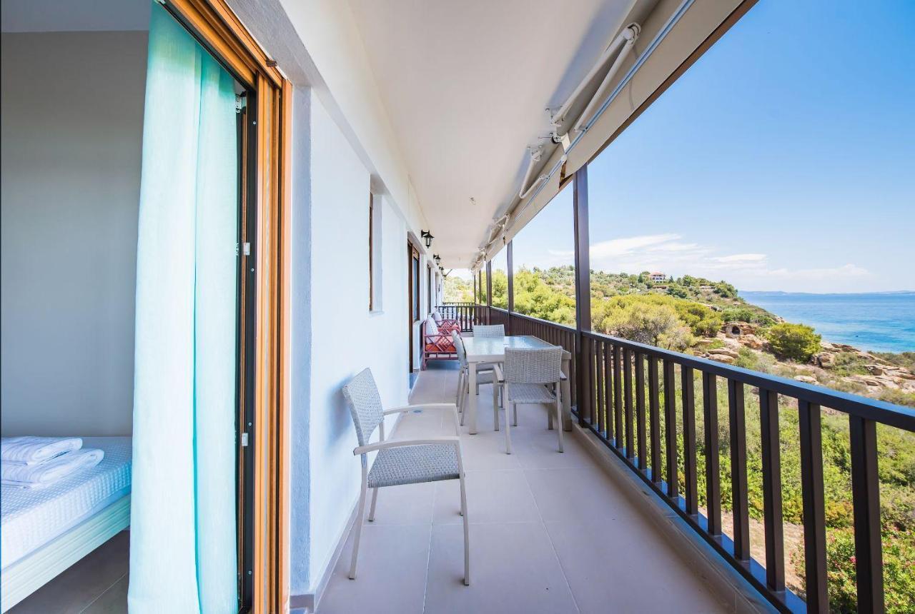Nereus & Oceanus Beachfront Apartments, Lagonisi Beach #Feelslikehome Ормос Пангиас Екстериор снимка